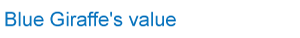 Blue Giraffe's Value ------FLASH creating, Rich Content creating, Mobile Game creating, Movie Conasalting